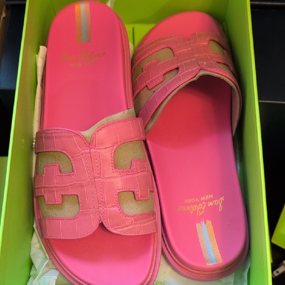 Pink Sam Edelman Slide Sandals